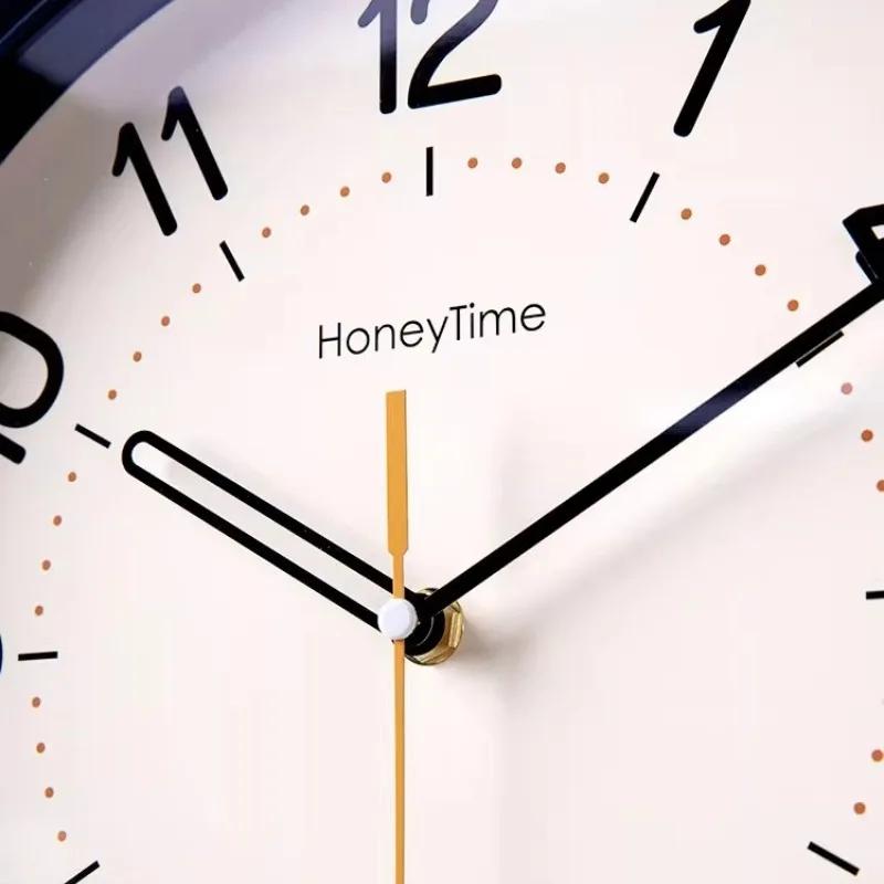 Digital Silent Wall Clocks Round Nordic Minimalist Aesthetic Luxury Clock Quartz Clocks Wall Elegant Stylish Large Unique Watches Home Decoration