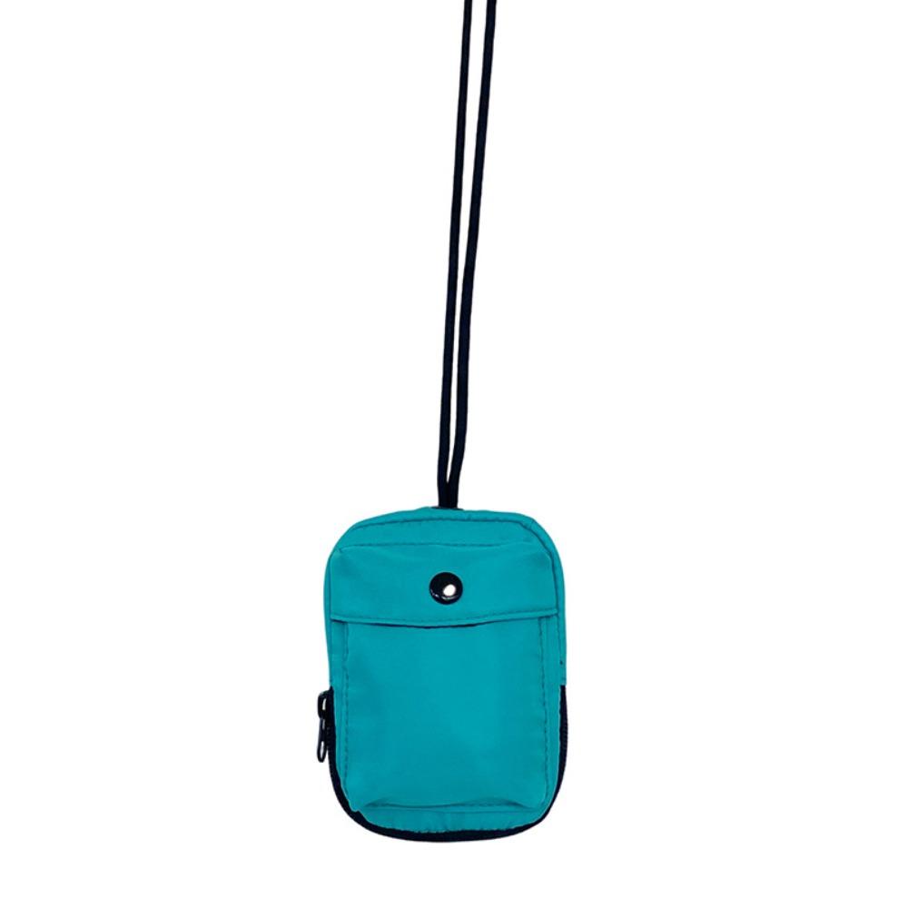 Casual Halter Coin Pouch Solid Color Crossbody Bags Small Lightweight Storage Bag Girl Boy