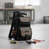 MultiCompartment Tool Bag Compact with Shoulder Strap Padded for Technicians, Electricians,