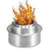 Stainless Steel Outdoor Picnic Stove Liquid Solid Alcohol Stainless Steel Portable Camping Small Alcohol Stove Small Bracket