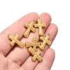 5pcs Stainless Steel Casting Cross Charms DIY Religious Jewelry Pendant Vintage Necklace Making Chokers Findings Supplies