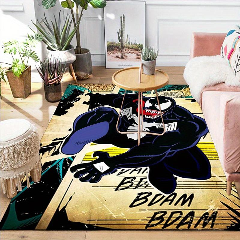 1pz Tappeto Marvel Avengers Super Eroi, Tappetino Antiscivolo, Design Personaggi Cartoni Animati, Morbido Velluto, Decorazione Stanza, Lavabile