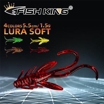 FTK Crazy Iscas 58 mm/30 Stück Isca Macia Iscas De Pesca Camarão Lagosta Kunststoff Macio Iscas De Pesca