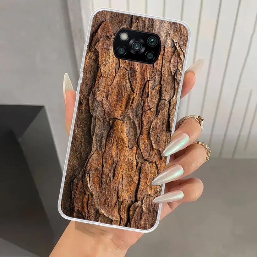 Wood Wooden Pattern Phone Case for Xiaomi Poco X5 X6 X7 Pro F7 Ultra M7 Redmi 15 15C 13 13C 12 12C 10 10A 10C 9 9A 9C 9T Shell P