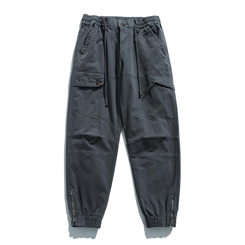 Herre Arbeidsklær Bukser med Flere Lommer Utendørs Slitesterke Herre Fritidsbukser