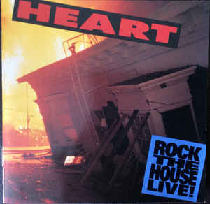 

CD HEART - Rock the House Live! C295797 Capitol Records 1991 Canada Rock Used