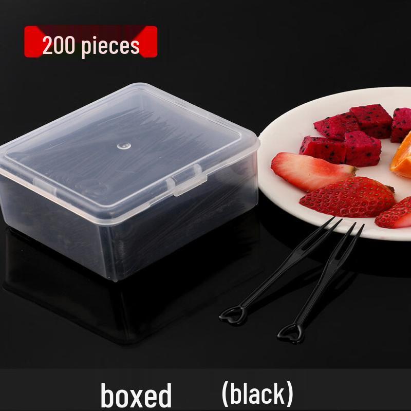 Qiwei Individually Wrapped Plastic Fruit Forks