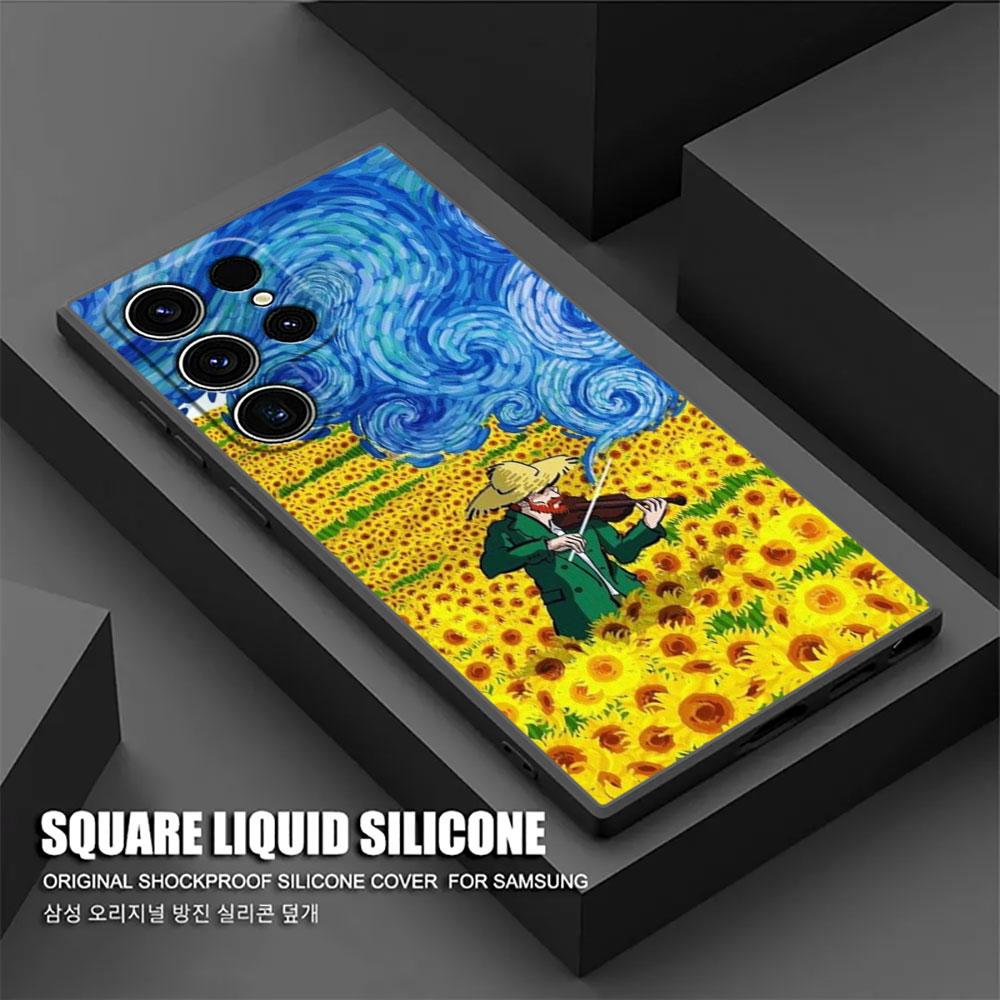 Interessante Custodia Arte di Van Gogh S26Ultra per Samsung Galaxy S26 S25 S24 S23 S20 S21 FE S22 Ultra S26 Plus 5G Custodia Morbida per Telefono