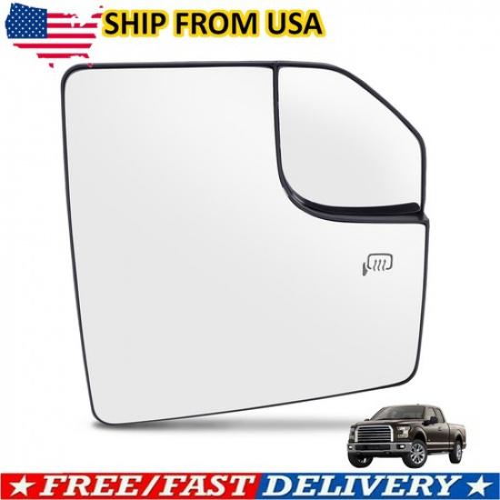 Right Passenger Side Mirror Glass Heated For Ford F150 F-150 Pickup 2015-