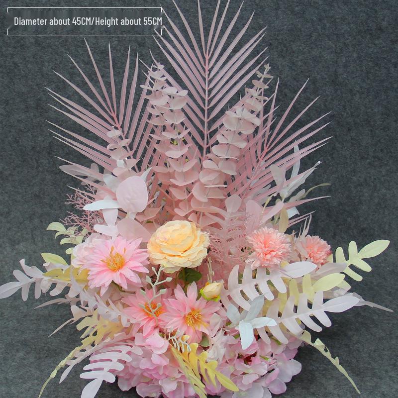 Artificial Wedding Aisle Flowers: Hotel Table Arrangements & Decorative Flower Balls for Stage and Welcome Area