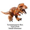 Jurassic Dinosaur World Brutal Raptor T-Rex Triceratops Indominus Rex Model Building Blocks Dino Velociraptor Figure Bricks Toys