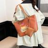 Cartoon Bear Bag With Pu Material And Street Style For Daily Use