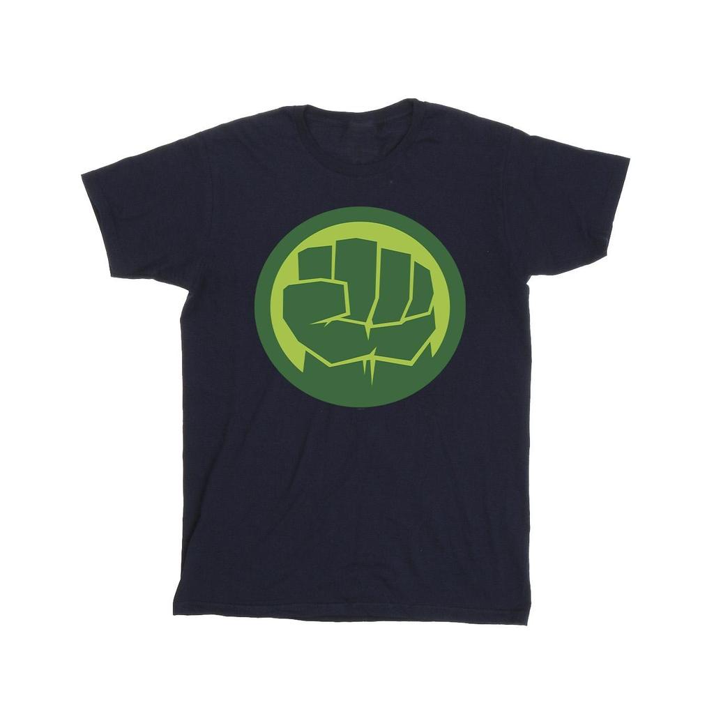 Marvel Boys Hulk Chest Logo T-Shirt
