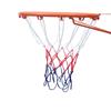2 Pcs Basketball Net Replacement Heavy Duty 12 Loops Rainproof Sunscreen for All Weather White Red