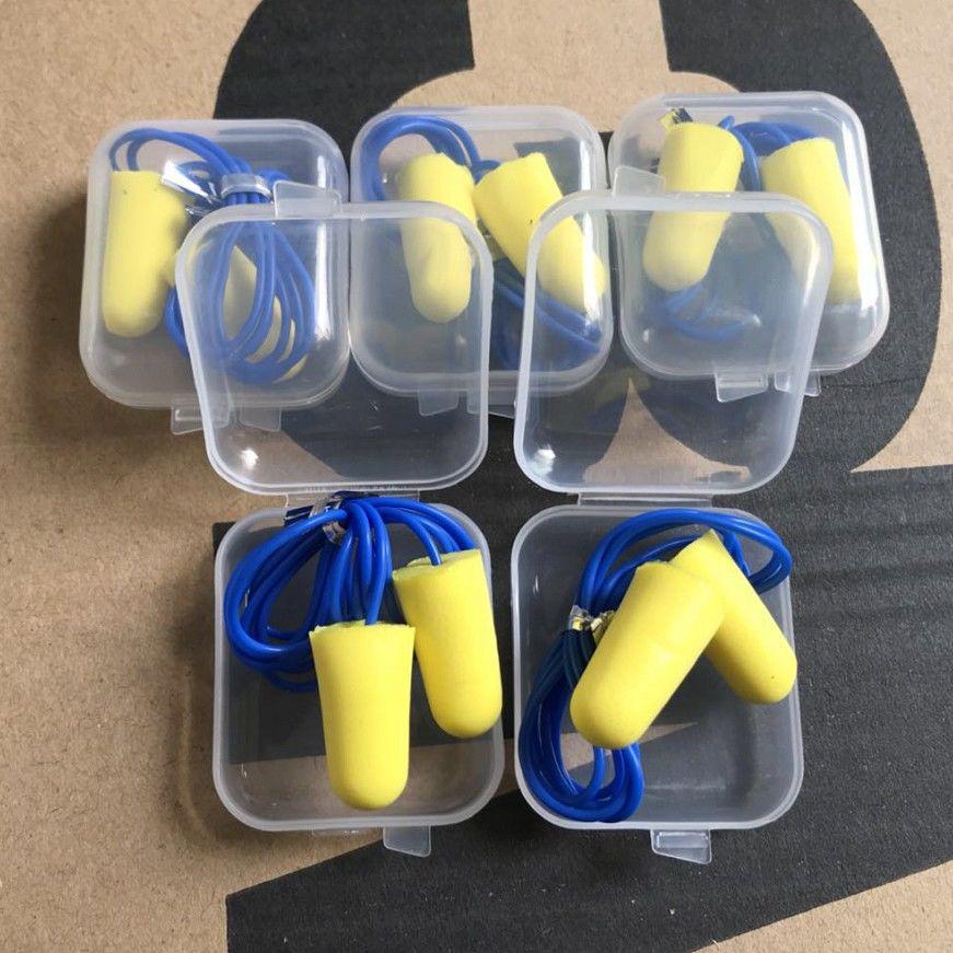 Silicone Sponge Earplugs (5 Pairs) for Noise Reduction and Isolation - Ideal for Work, Sleep, and Travel