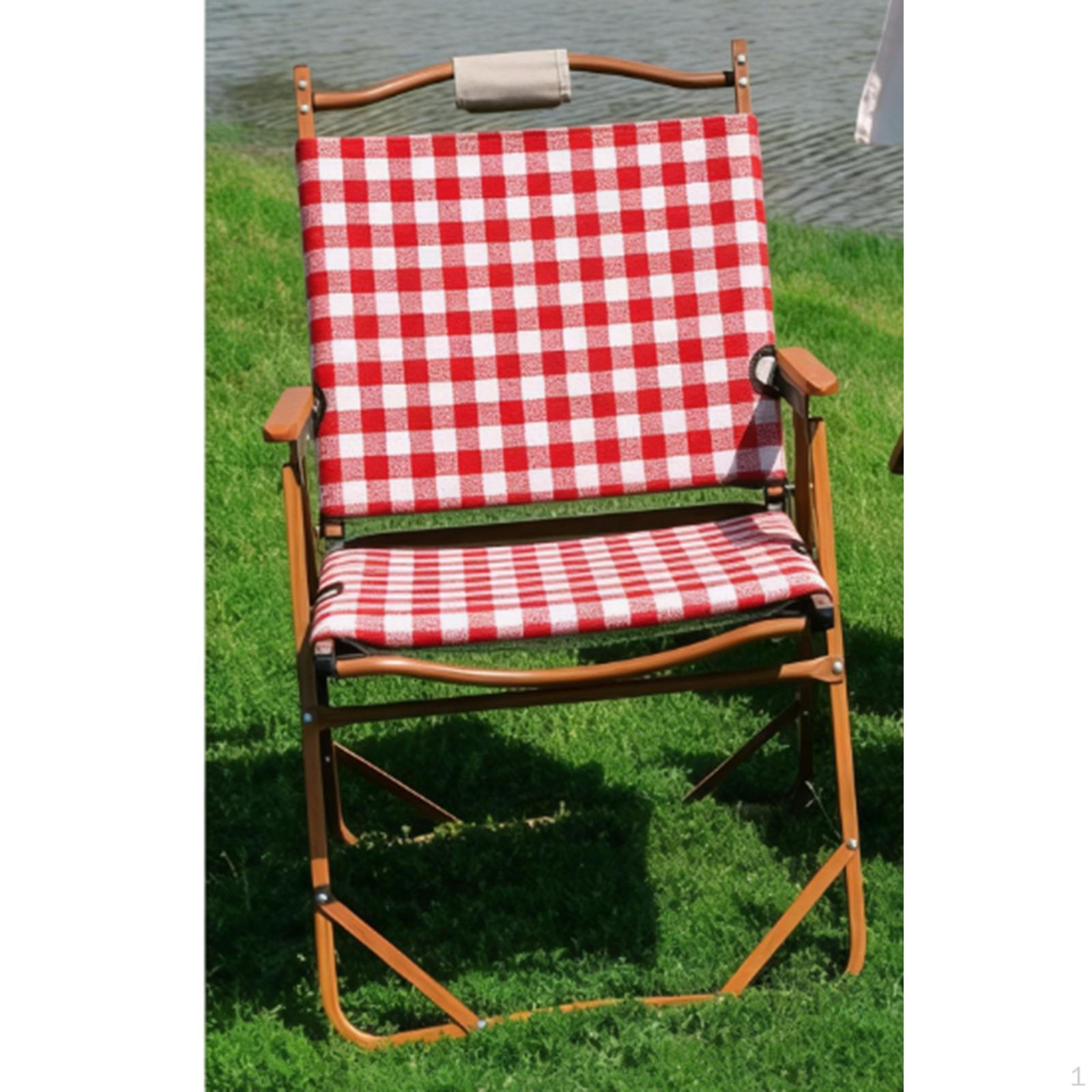 Camping Chair Replacement Cloth Backrest and Seat Double Layer Outdoor Folding Parts for