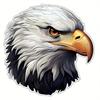 Eagle Pattern Waterproof PVC Car & Motorcycle Decal