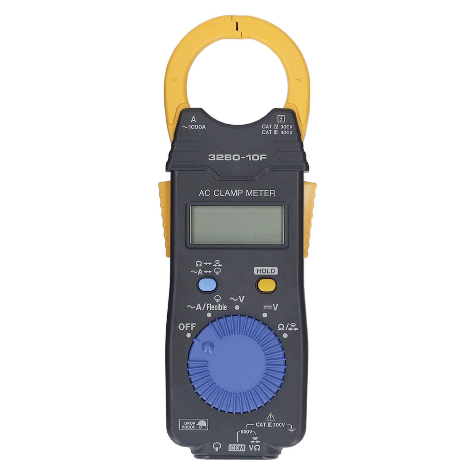 

Цифровий кліщовий мультиметр Супертонкий Тестер напруги змінного струму Струму Опору з функцією DMM 600В 1000А