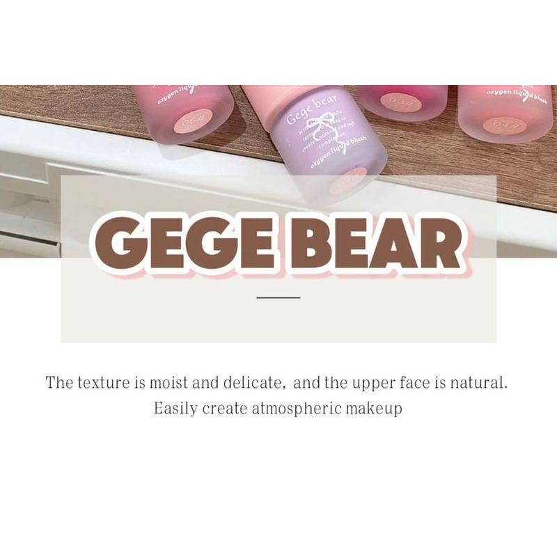 Gege Bear - Oxygen Liquid Cheek Blusher Stick - 8 Colors