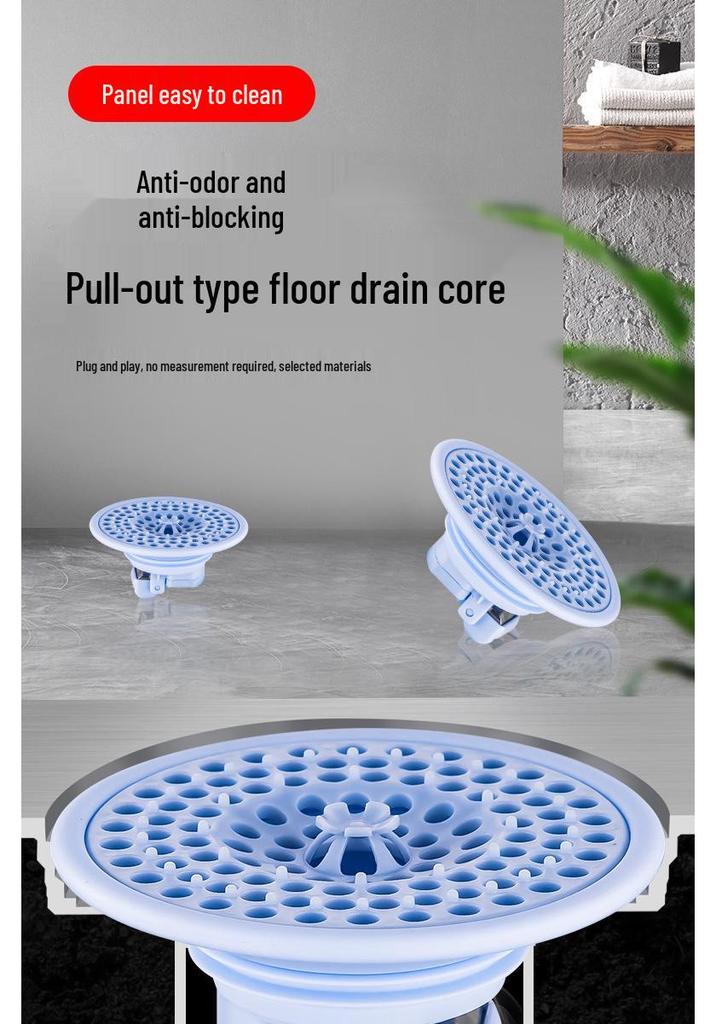 Universal Anti-Odor & Insect-Repellent Sewer Cover for Bathroom Drains