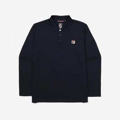 Long Sleeve Stretch Pique Polo