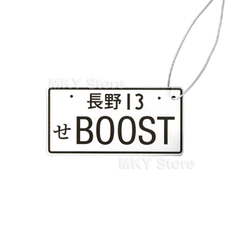 Yüksek Kaliteli Araba Hava Spreyi Asılı Oto Dikiz Aynası Parfüm JDM Yarış Stili Araba Plakası Katı