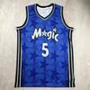 Orlando Magic Basketball Jersey Blue Dark Star Edition Paolo Banchero 5 Tracy McGrady 1 Penny Hardaway Shaq 32