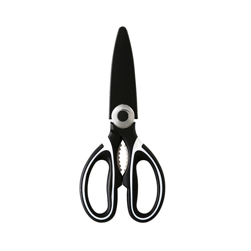 Large Stainless Steel Multifunctional Kitchen Scissors for Cutting Vegetables, Fish, Chicken, Duck, and Barbecue