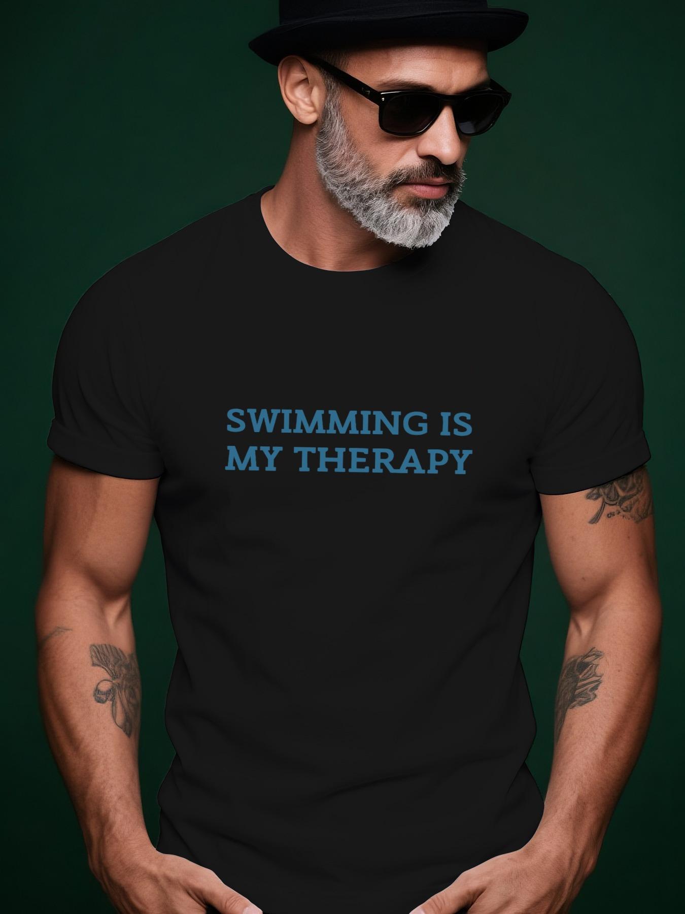 Summer Tshirt - Swimming is My Relax Graphic L