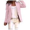 Frauen Revers Cape Umhang Langer Mantel Blazer Damen Casual Büro Anzug Outwear