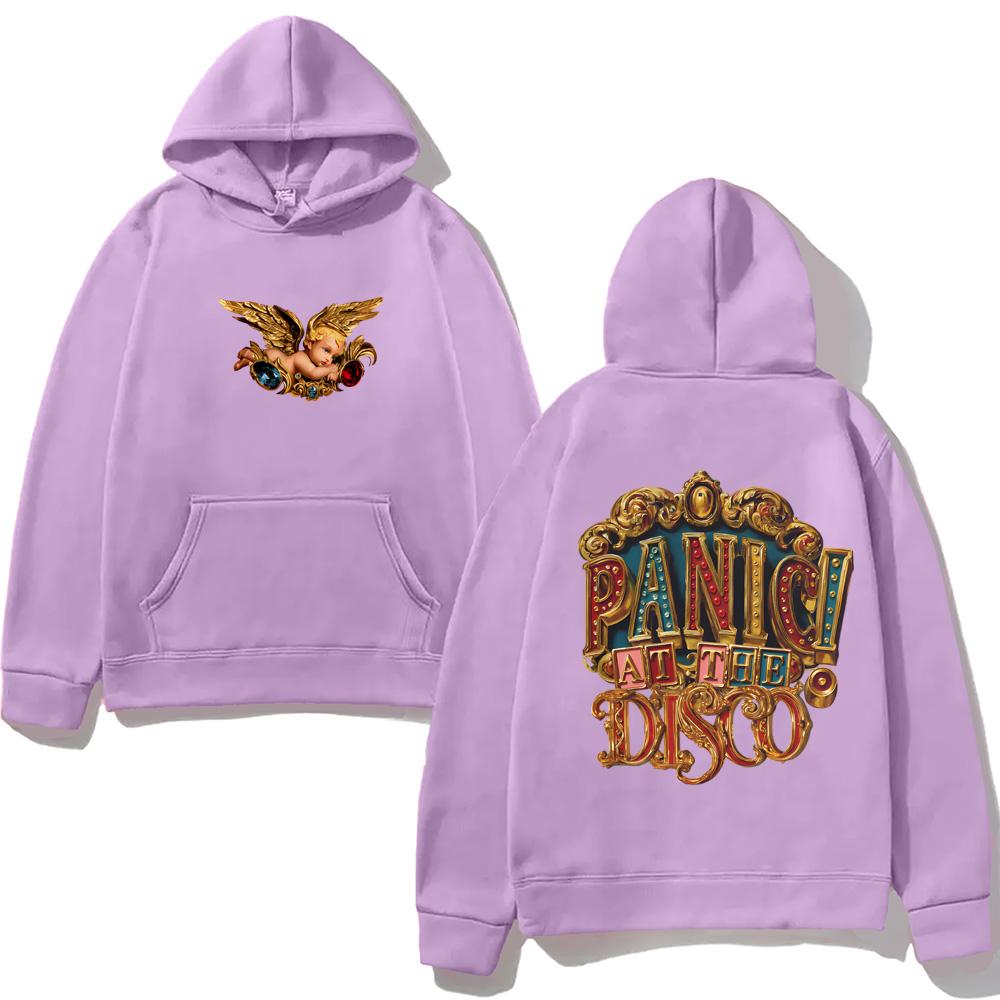 BAROQUE ANGEL PULLOVER HOODIE Panic! At The Disco 2025 New Harajuku Sweatshirt High Quality Clothing Sudaderas Hooded Hoody