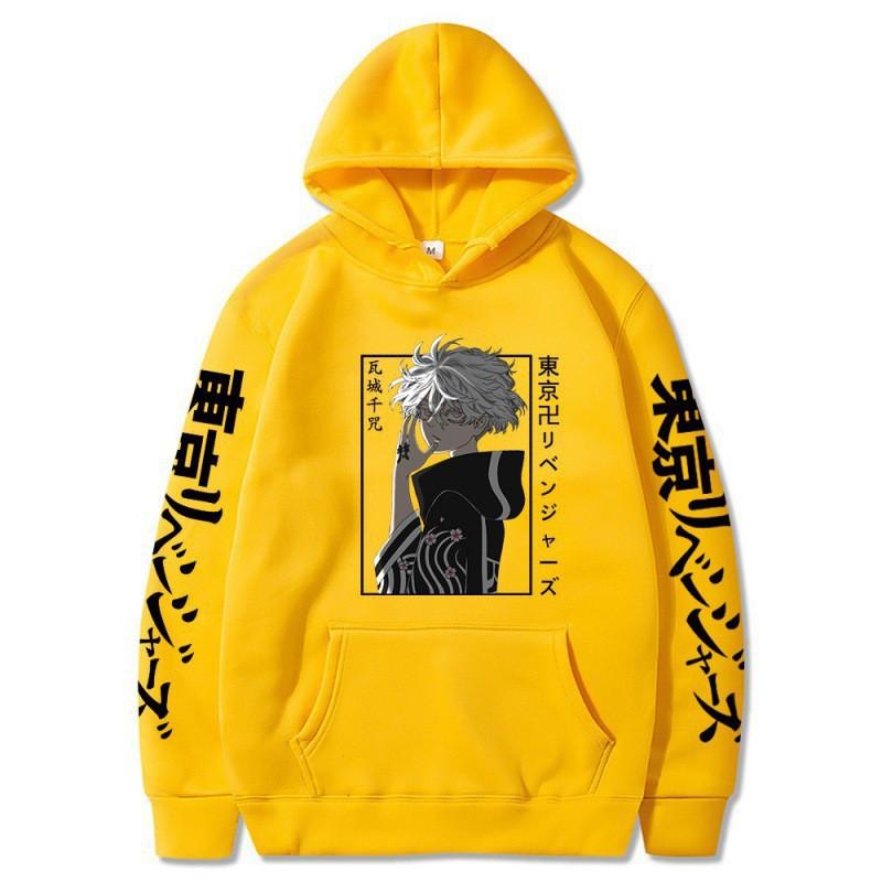 Anime Tokyo Revengers Takemichi Hanagaki Hoodie Sweatshirt Men Fall Casual Streetwear
