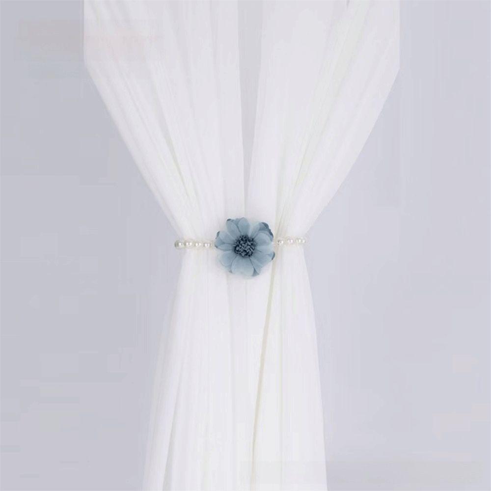 Magnetic Curtain Tiebacks Flower Window Ties Creative Curtain Buckle  For Home Office Decorative