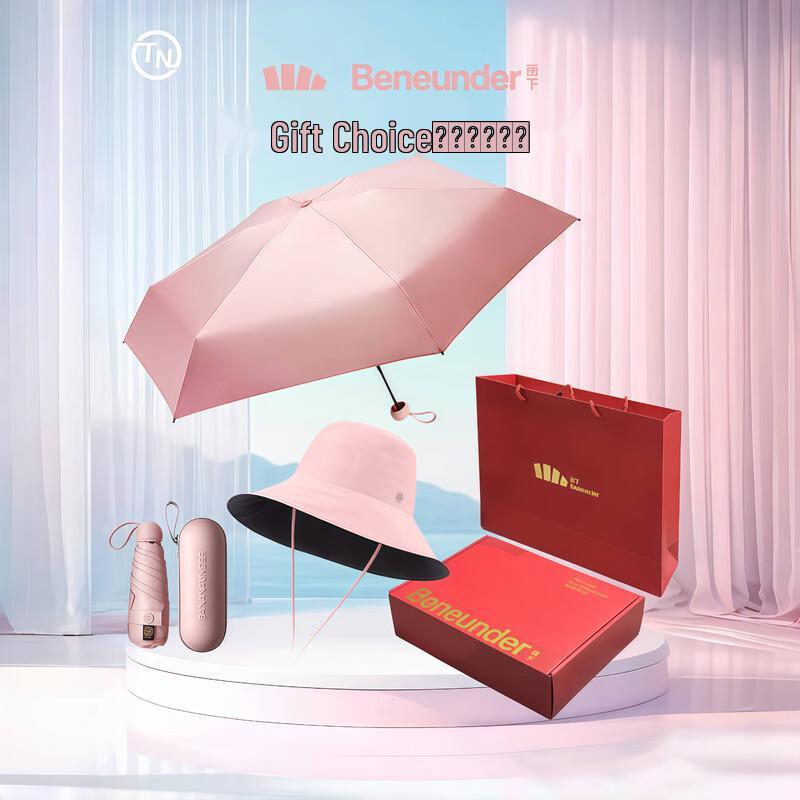 

Beneunder UV Protection Umbrella & Fisherman Hat Set