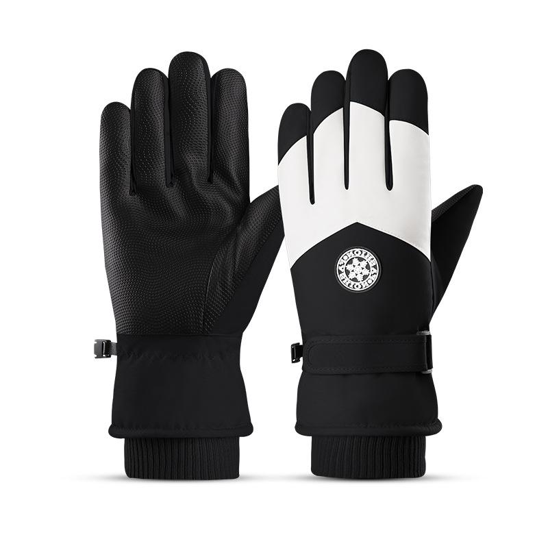 Winter Skihandschuhe mit Touchscreen-Fleece und verdickter Wärme Outdoor Radfahren und Bergsteigen Paarhandschuhe Warme Handschuhe