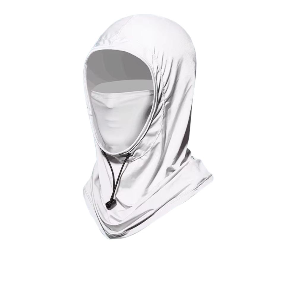 UV Protection Ice Silk Mask Adjustable UV Protection Veil Breathable Balaclava Face Cover Unisex