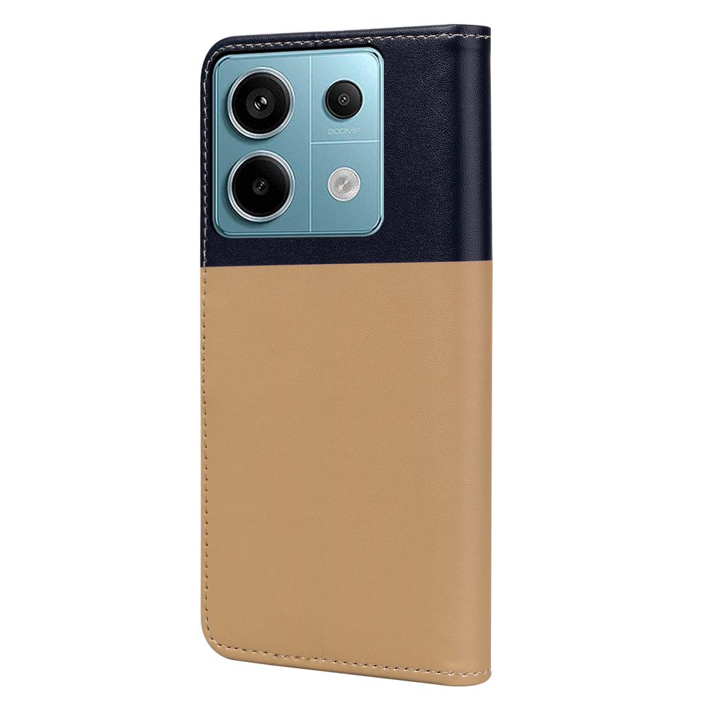 Cartoon Pet Series for Xiaomi Redmi Note 13 Pro 4G/Poco M6 Pro 4G Case Splicing Leather Wallet Phone Cover