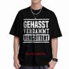 Hated Damned Idolized Short Sleeve Tee 100 Cotton TShirt