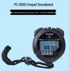 Tianfu Gateball Match Timer: PC2000 Wall-Mounted & PC0602 Wrist Stopwatch