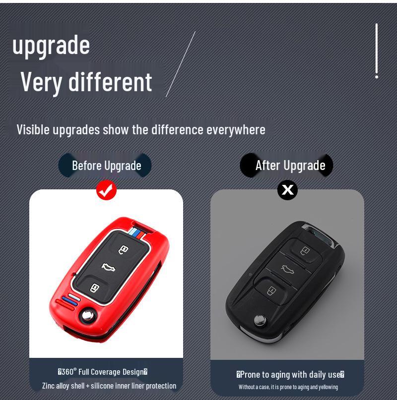 Wuling Hongguang S Key Case: Protective Shell for Car Remote, Fits Rongguang V & Zhiguang