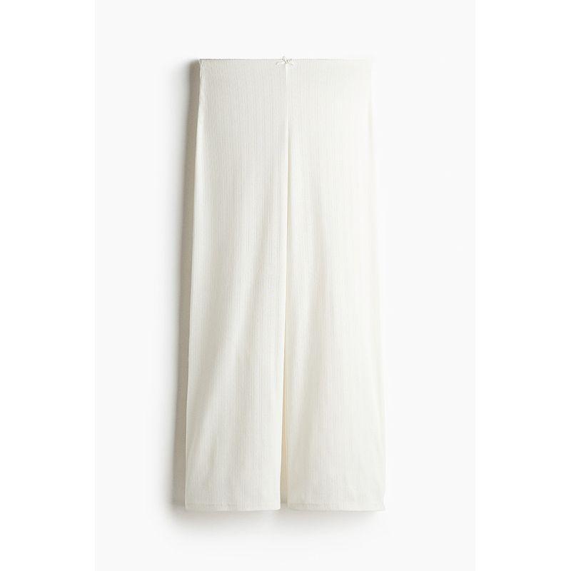 

HM Женская одежда 2025 Весна/Лето Новые брюки из сетчатого джерси 1272558