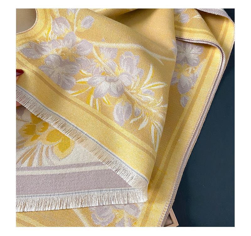 Eșarfă premium de iarnă pentru femei: Șal din imitație de cașmir - Cadoul ideal pentru bătrâni și soacre, stil nou 2024