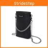 Simple Shoulder Crossbody Bag With Chain And Wing Rhinestone Decor Daily For