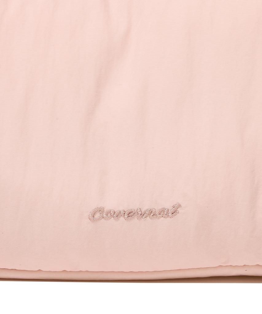 Covernat Woman Clover Heart Padded Shoulder Bag Pink