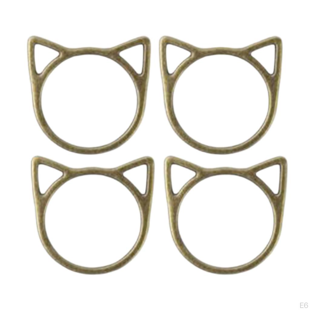 30 Pieces Locking Stitch Markers Set Zinc Alloy Cute Charms Rings Crochet Accessories for