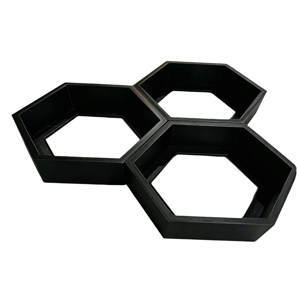 3PCS Nordic Style Hexagonal Suspended Storage Rack Hexagonal Floating Shelves Home Decor