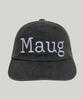 Maugeu Burn Washed Wide Ball Cap Grey