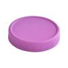 Jars Lids Unlined Ribbed Plastic Cup Lids Leakproof Storage Bottle Lids For Regular Mouth Jars