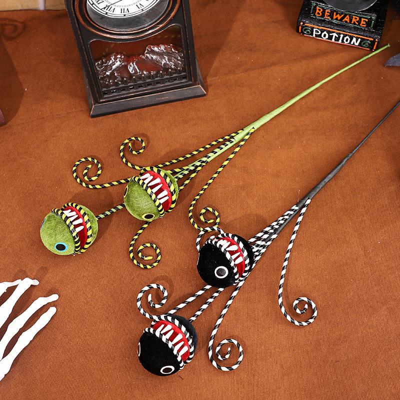 Halloween Decorations, DIY, Creative Horror Decorations, Man Eating Flower Cuttings and Bouquets, Home Party Decorations, Home Ornaments