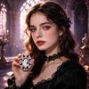 [Pre-order] Flower Knows Knight Unicorn Satin Blush Palette 5 Colors Long Lasting Natural Matte Shimmer Face Blusher Makeup